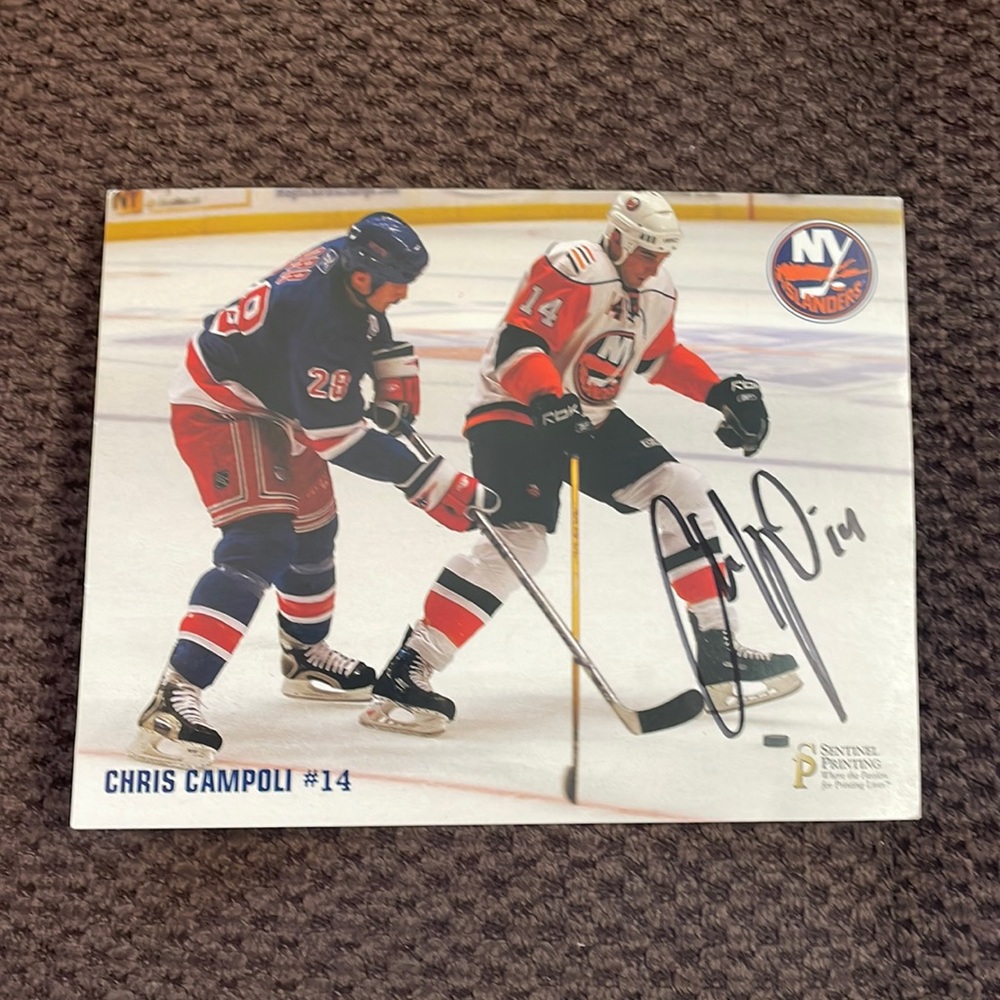 NY Islanders Chris Campoli Signature